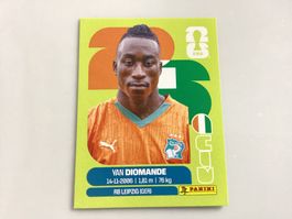 Panini Sammelbild Yan Diomande Elfenbeinküste WM 2026