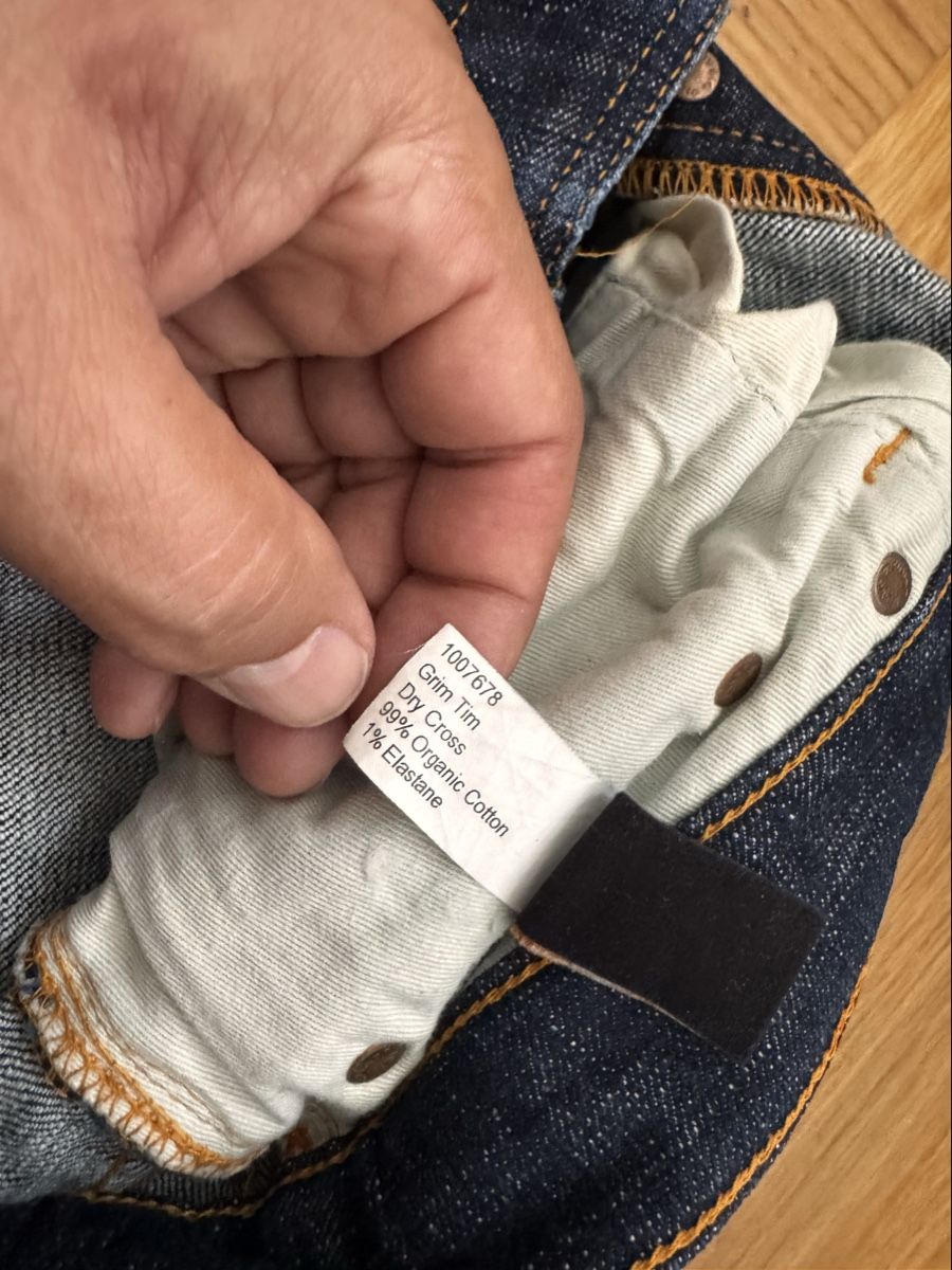 Jeans: Nudie Jeans Grim Tim 33/32 – Usato da Zürich venduto da redusbon 2