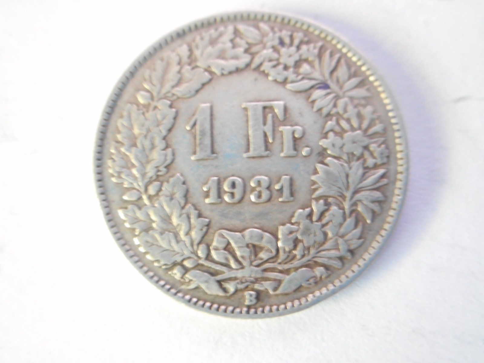 Alle Münzen: 1 Fr. 1931 silber – Gebraucht aus Kriegstetten von pizlad2010