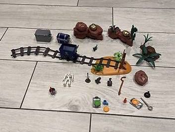 Playmobil Giocattoli: Playmobil : rails, rochers, wagonnet, accessoires – Usato da Grandson venduto da jcob
