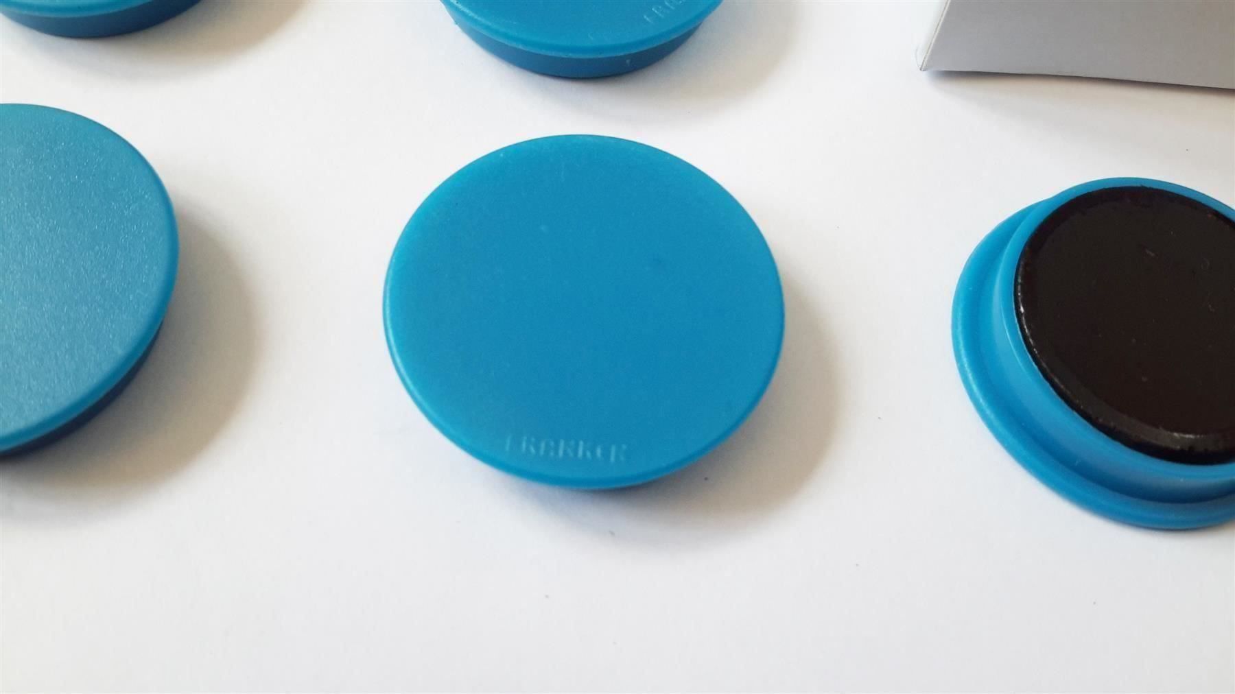 Magnete: Magnete 10 Stück, 32 mm, hellblau – Neu und originalverpackt aus St. Gallen von cointec 3
