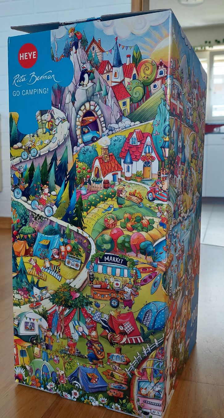 Heye Puzzles: Heye Go Camping 2000 Teile – Gebraucht aus Winkel von Messias