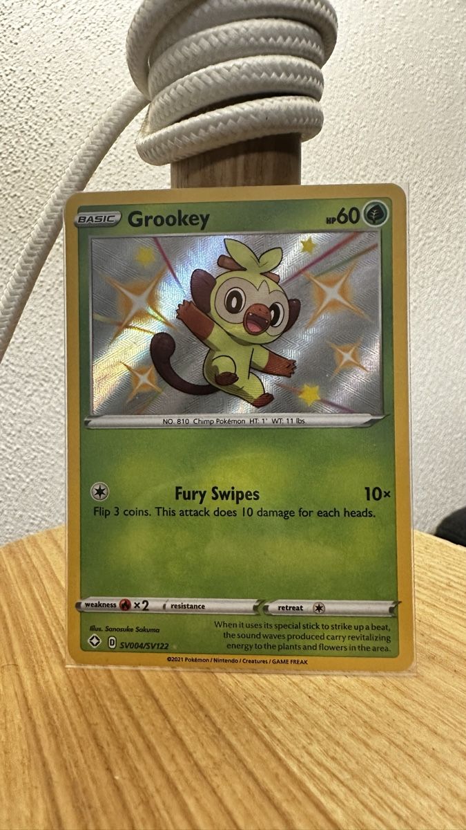 Pokémon Carte collezionabili: POKÉMON / Shiny Grookey – Usato da Herzogenbuchsee venduto da TCG-High-Quality