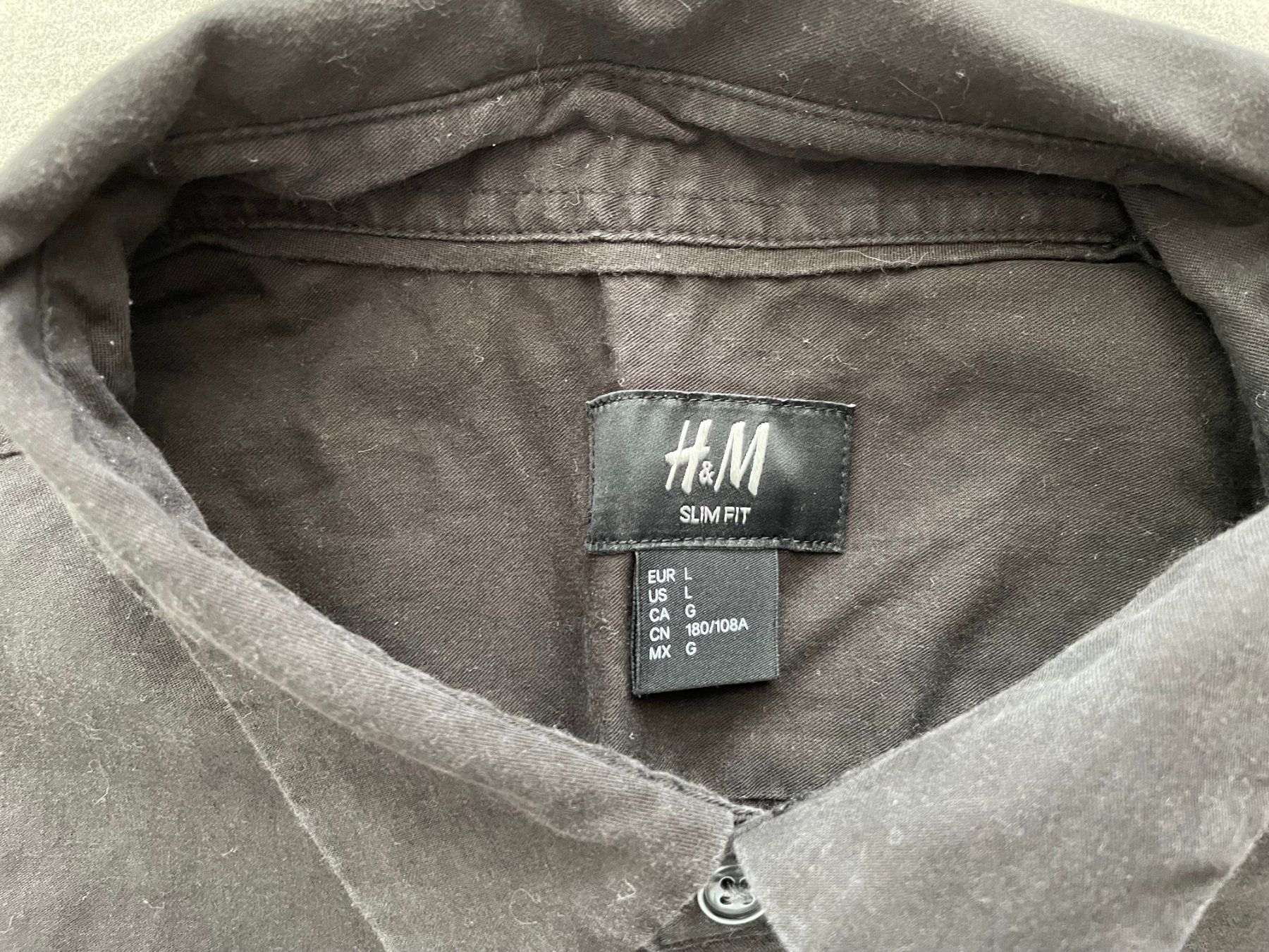H&M Camicie: H&H - Elegant Black Shirt – Usato da Chiasso venduto da Er_Mon 3