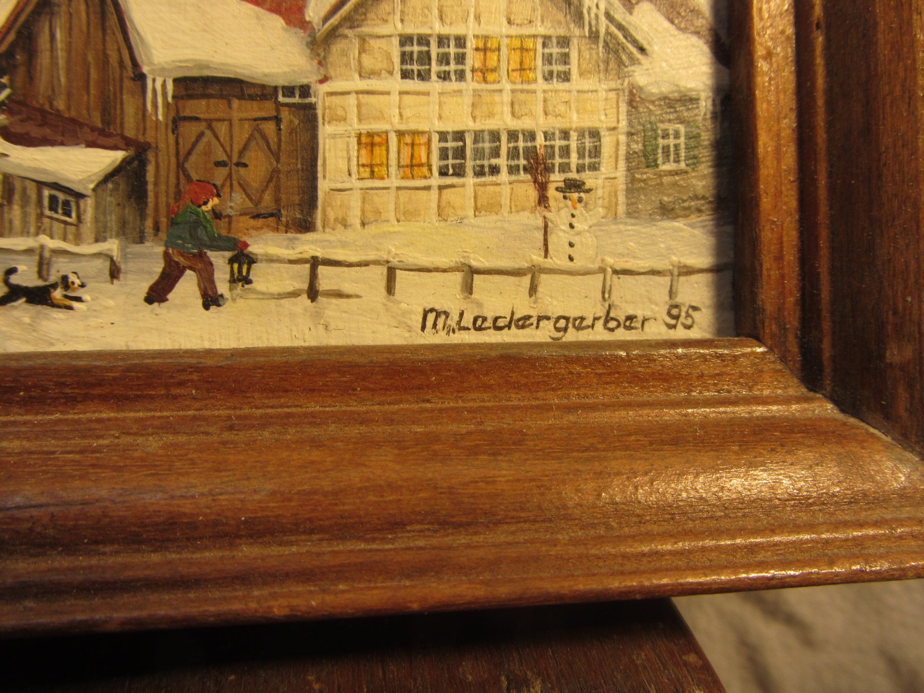 Gemälde: Bauernmalerei M. Ledergerber 95 – Gebraucht aus Wolfhalden von Quiria68 2
