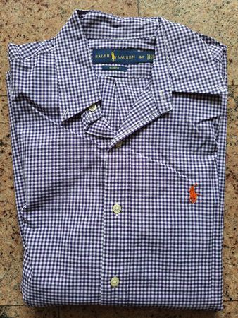Ralph Lauren Hemd, Gr. S, Top Zustand! lila weiss karriert