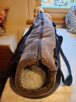 Transporttasche fuer Kleintiere braun/schwarz neuwertig