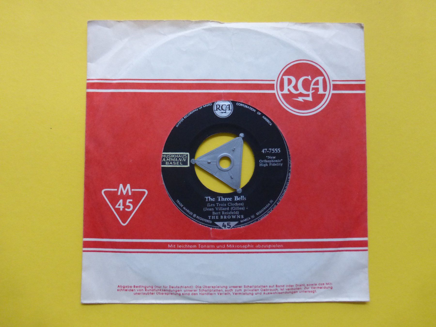 Dischi in vinile: The Browns – The Three Bells – Usato da Zürich venduto da Swiss57