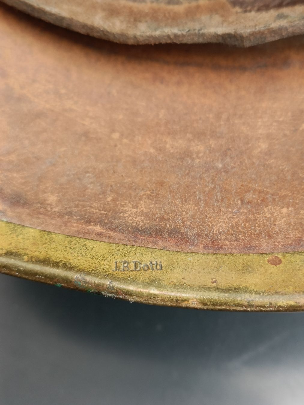 Uniformi: Alter Helm Pickelhaube Preussen Modell 1871 – Usato da Brugg AG venduto da Ente015 7