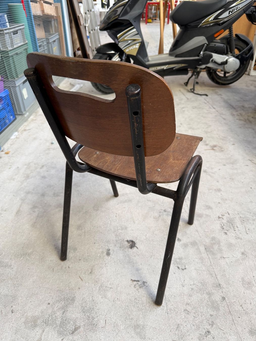 Sedie: Vintage, Stuhl, Schule, Holz, Rustikal – Usato da Lenzburg venduto da AlessioMichelli 1