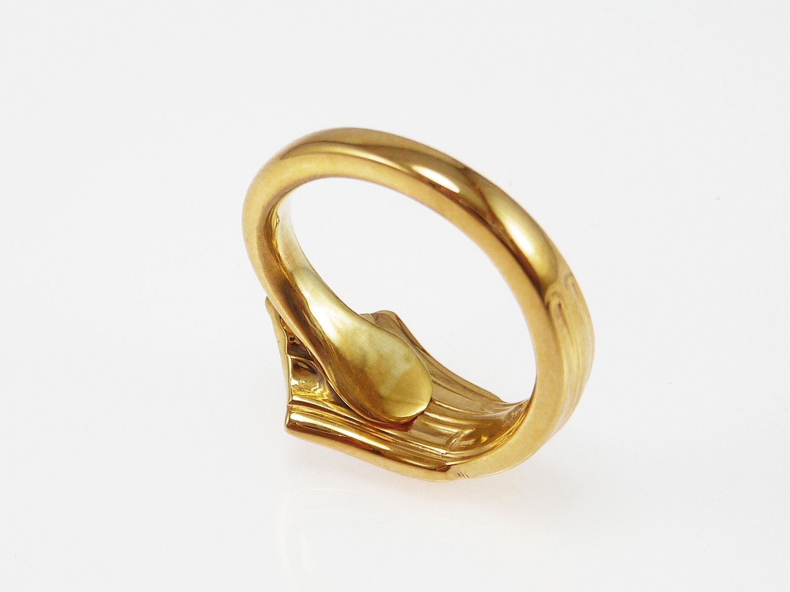 Ringe: Silberring vergoldet im Art déco Stil – Neu und originalverpackt aus Meilen von Byrd-bijoux 4