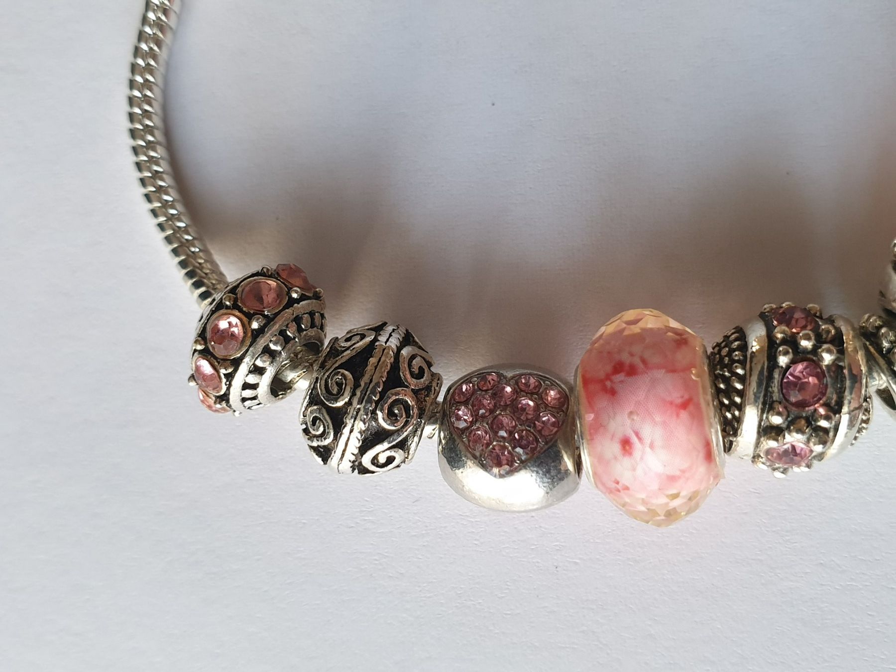 Bracciali & Braccialetti: Armkette rosa Modeschmuck – Usato da Mörschwil venduto da spirspi 9