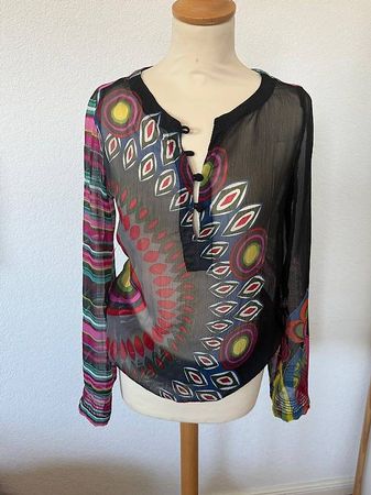 DESIGUAL Bluse bunt / Grösse S