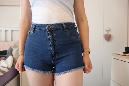 Short en jeans Bershka