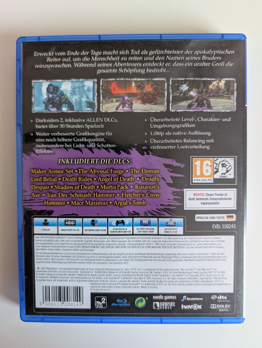 Jeux: DARKSIDERS 2 (PS4) – Neuf (Voir description) à Obernau par MABU9 1