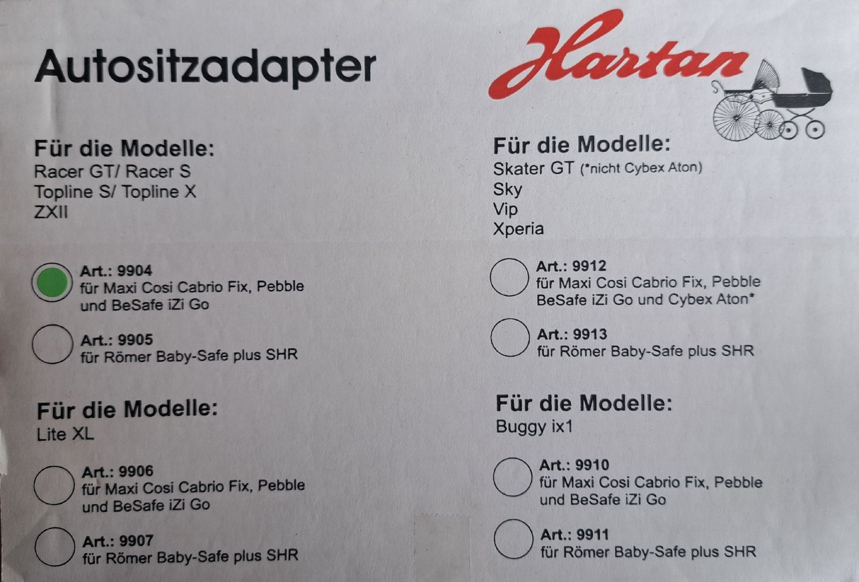 Hartan Carrozzine: Hartan Kinderwagen – Usato da Heiligkreuz (Mels) venduto da gre_hh7q 2