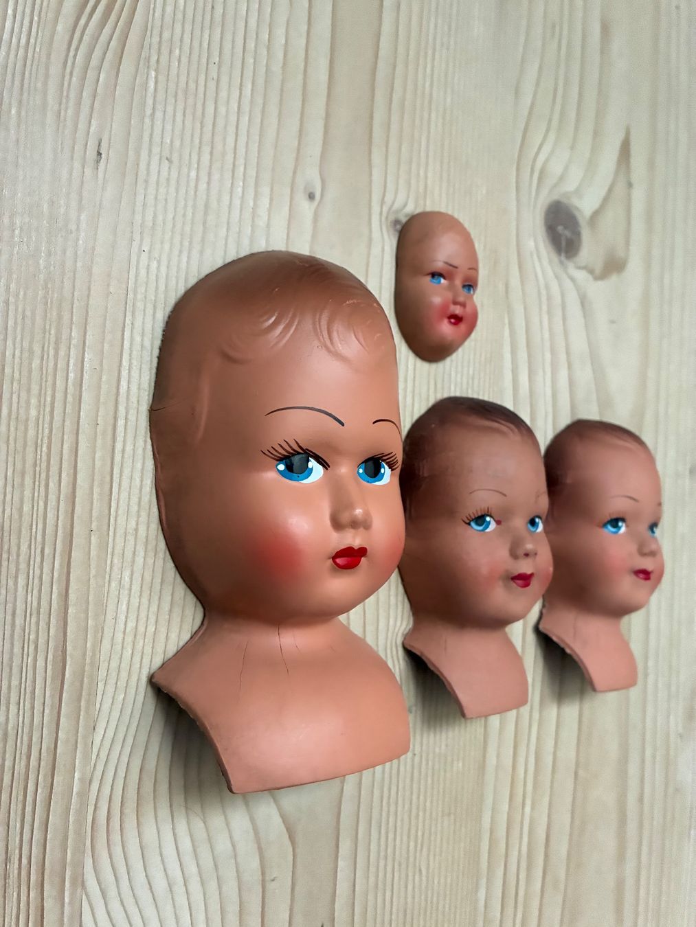 Puppen: Vintage Puppenköpfe Pappmaché – Gebraucht aus Steffisburg von Reitschel5 2