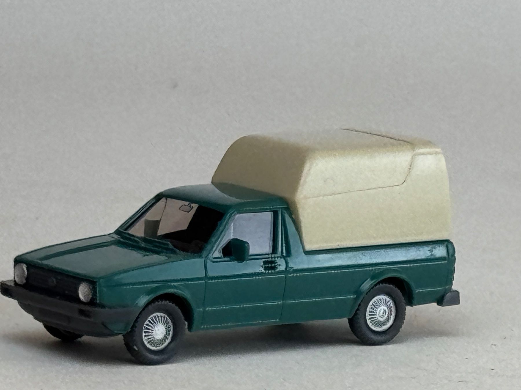 Wiking Modellini d'auto: VE1- Wiking VW Caddy grün – Usato da Elm venduto da Wikmtz