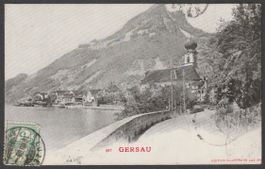 AK SZ, ≈1908: 2x GERSAU, Detail