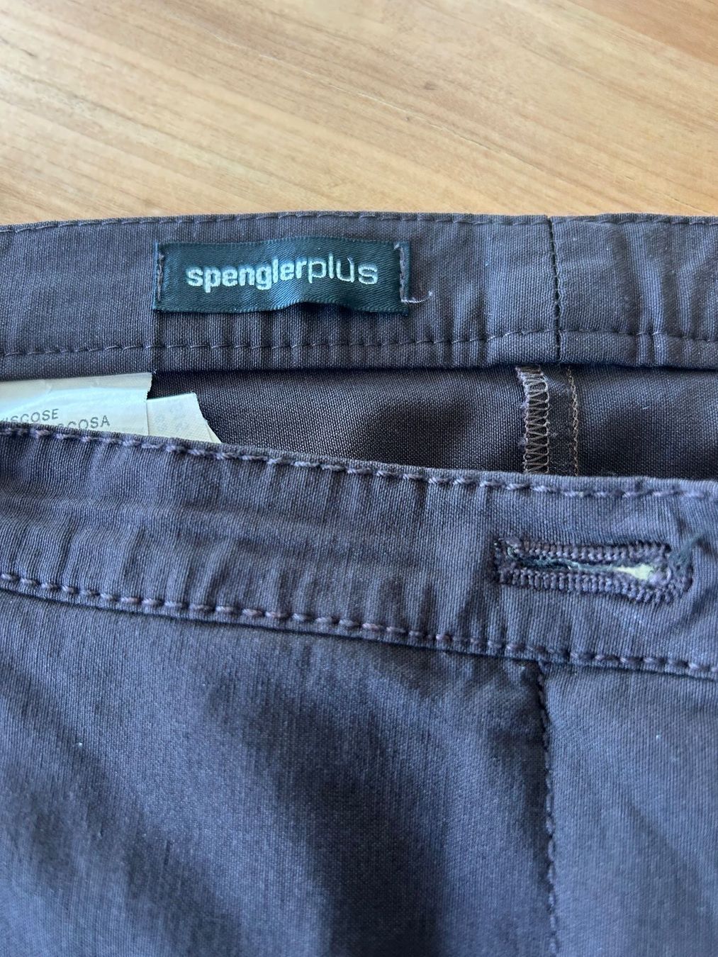 Pantaloni: Dunkelbraune Sommerhose, Grösse 46 – Usato da Kaltbrunn venduto da lagone1 3