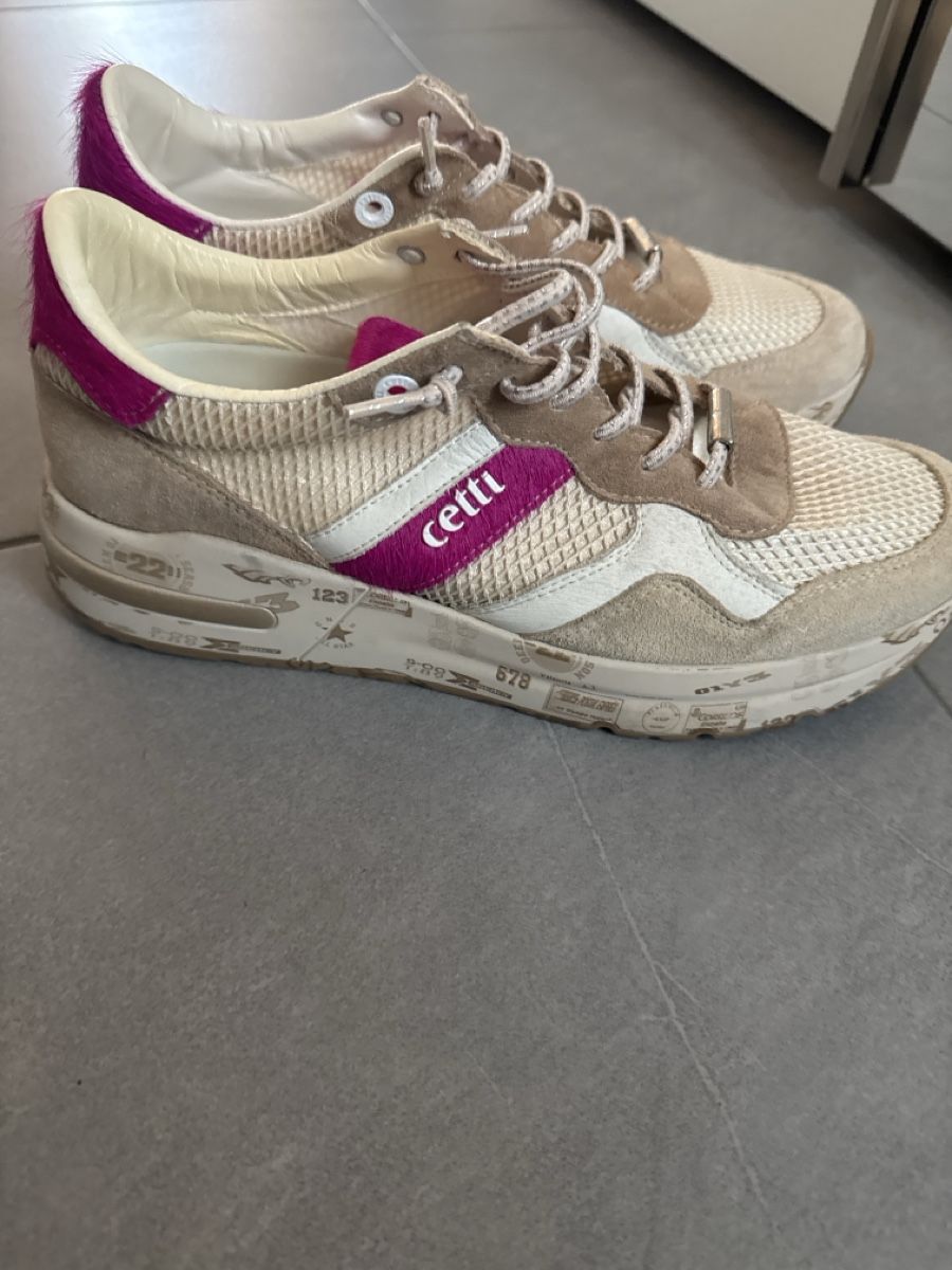 Scarpe da donna: Bequemer Sneaker CETTI Echtleder – Usato da Fürstenau venduto da Du-01 2