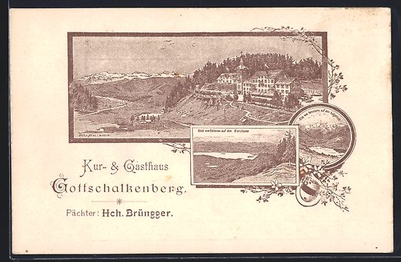 Cartoline postali: Gottschalkenberg, Kur- und Gasthaus, P – Usato da Berlin venduto da bartko-reher