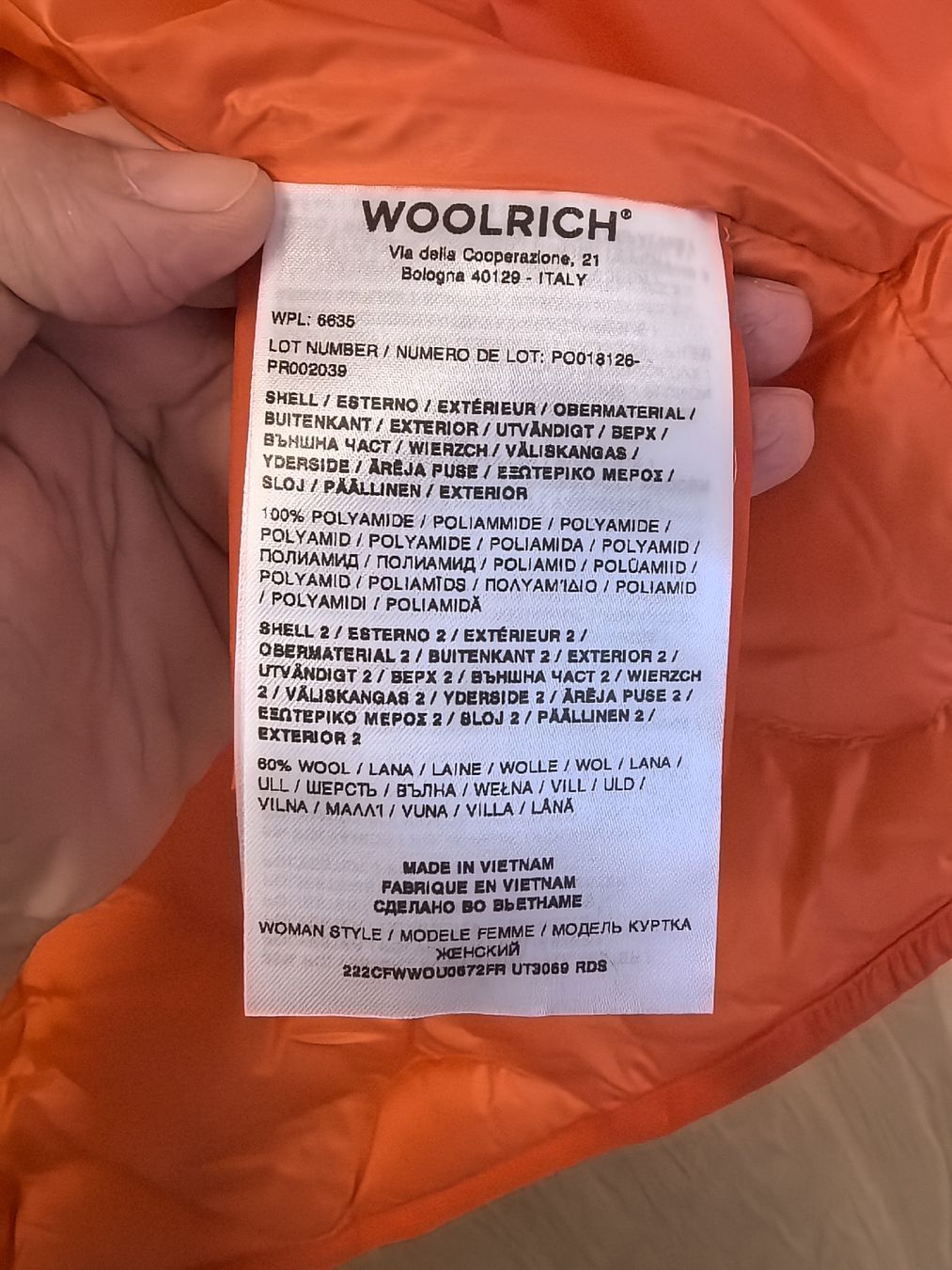 Woolrich Giacche: Woolrich Daunen Jacke – Nuovo e nell'imballaggio originale da Bad Ragaz venduto da AKahlon 5