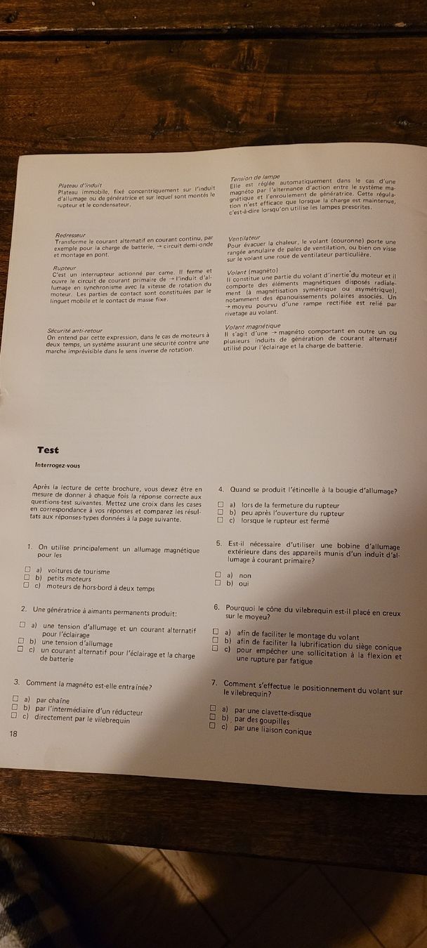 Libri: Notice technique Bosch pour magnétos, 1ère Édition – Usato da Fribourg venduto da stick01 2