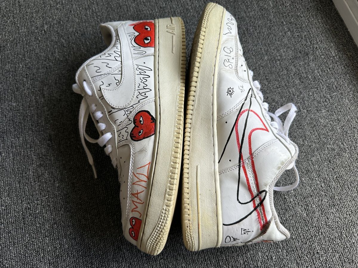 Nike Scarpe da uomo: Nike air Force 1 homme taille 45 blanc – Usato da Bulle venduto da LeMoleson 3