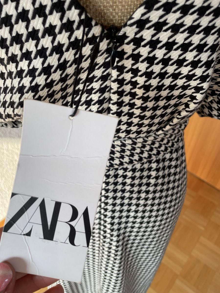 Zara Kleider: Zara Kleid Gr. S schwarz weiss Business Basic Office 95 – Gebraucht aus Vinelz von sonnenmond77 3