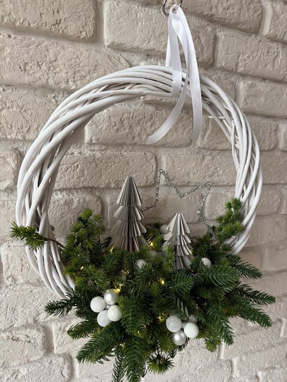 Lot De 8 Anneaux En Mousse Blanche - 14,5 Cm - Pour Couronnes DIY Et Décorations Créatives - 3