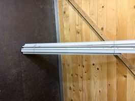 Kabelkanal Thealit 45x25mm grau mit Endstücken ca. 10m1