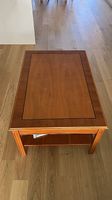 Couchtisch aus Holz 120 × 80 cm