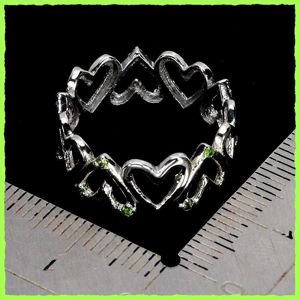 Anelli: CHROME DIOPSIDE, Chromdiopsid Ring 925 Silber – Nuovo e nell'imballaggio originale da Oberglatt ZH venduto da Goldfee1 2