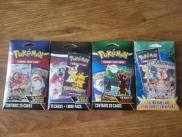 4 Pacchetti Pokémon Trading Card Game, Nuovo