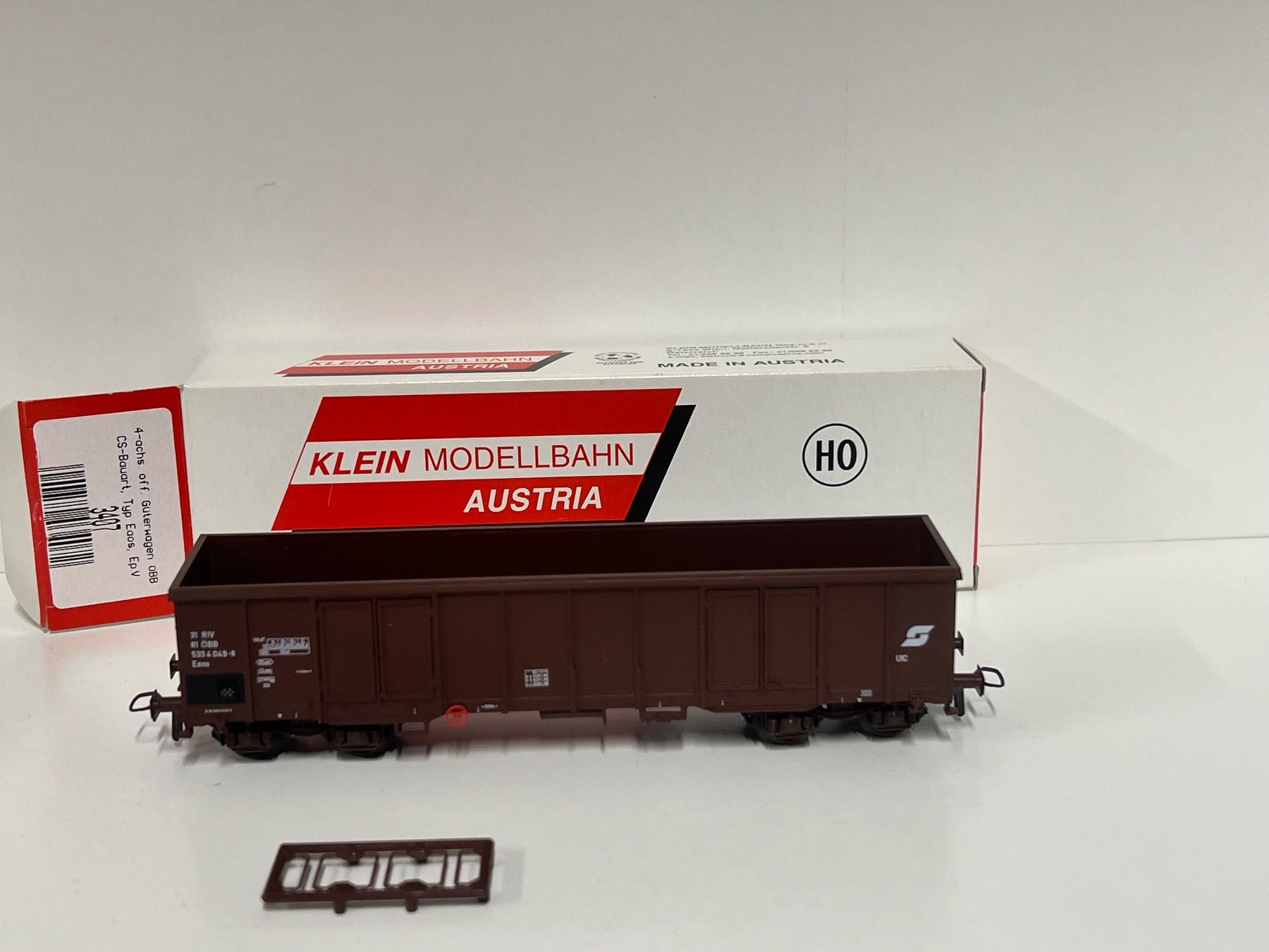 Kleinbahn Modellini di ferrovie: Klein Modellbahn H0 4-achs. ÖBB Eaos Ep.V – Nuovo e nell'imballaggio originale da Geroldswil venduto da TopTrain54