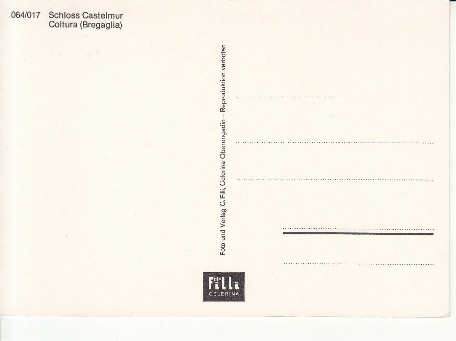 Cartes postales: Castelmur ca. 1970 – D'occasion à Bürglen TG par StampGraf 1