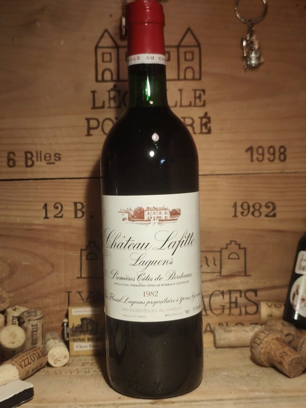 Vino: 1982 Medoc, Chateau Laffitte Laguens – Nuovo e nell'imballaggio originale da Büsserach venduto da Vintage-vins 5