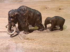 Schleich Mammut Familie, 2-teilig, Top Zustand, Rarität!