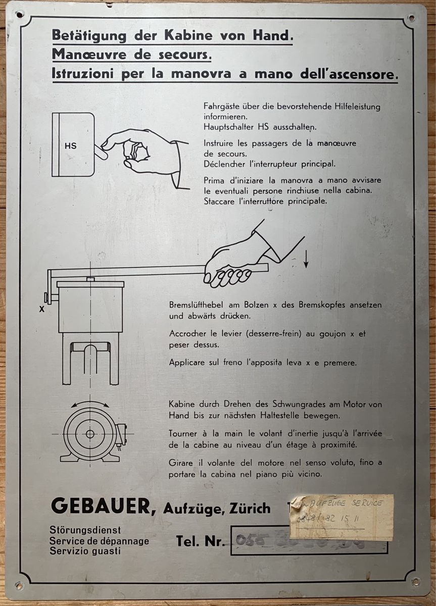 Schweizer Armee Schilder: 2 Schilder aus Festung der CH Armee – Gebraucht aus Goldingen von Bergler012 1