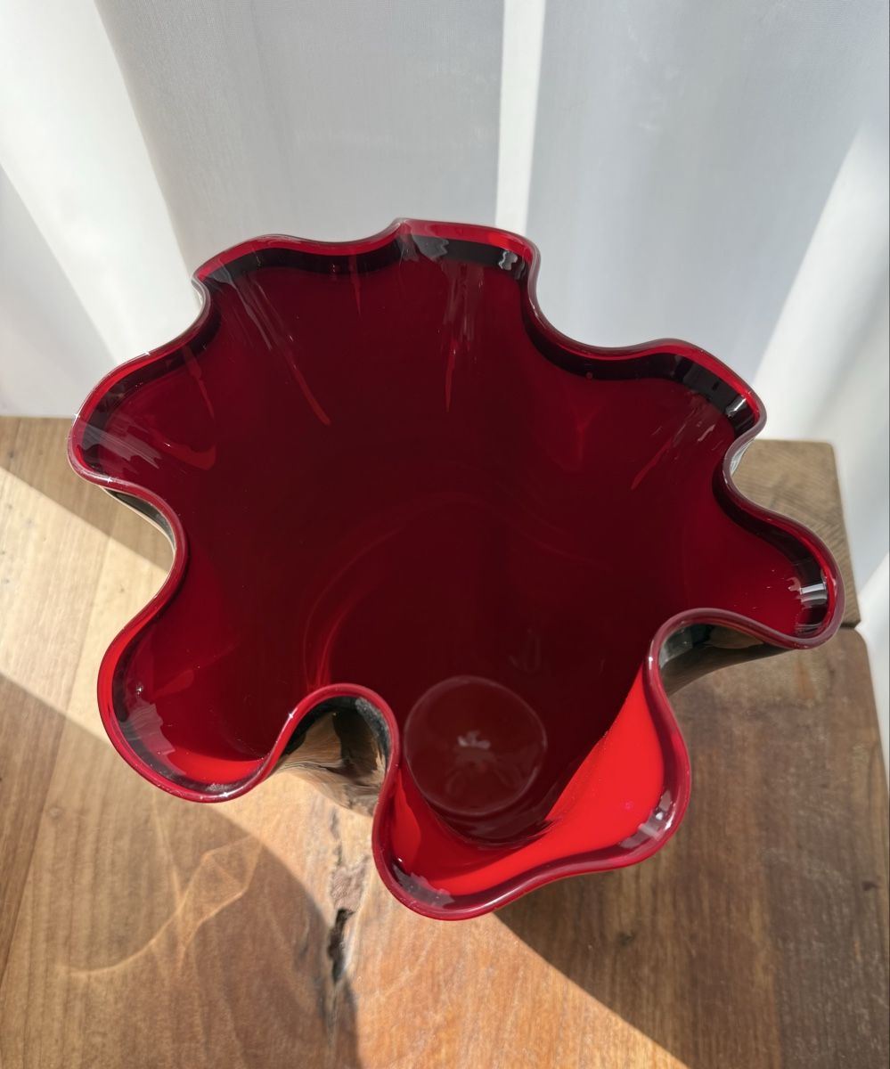 Vasi & Recipienti: Schwarz-rote Fazzoletti Vase – Nuovo (secondo la descrizione) da Zürich venduto da cle_7zph 3