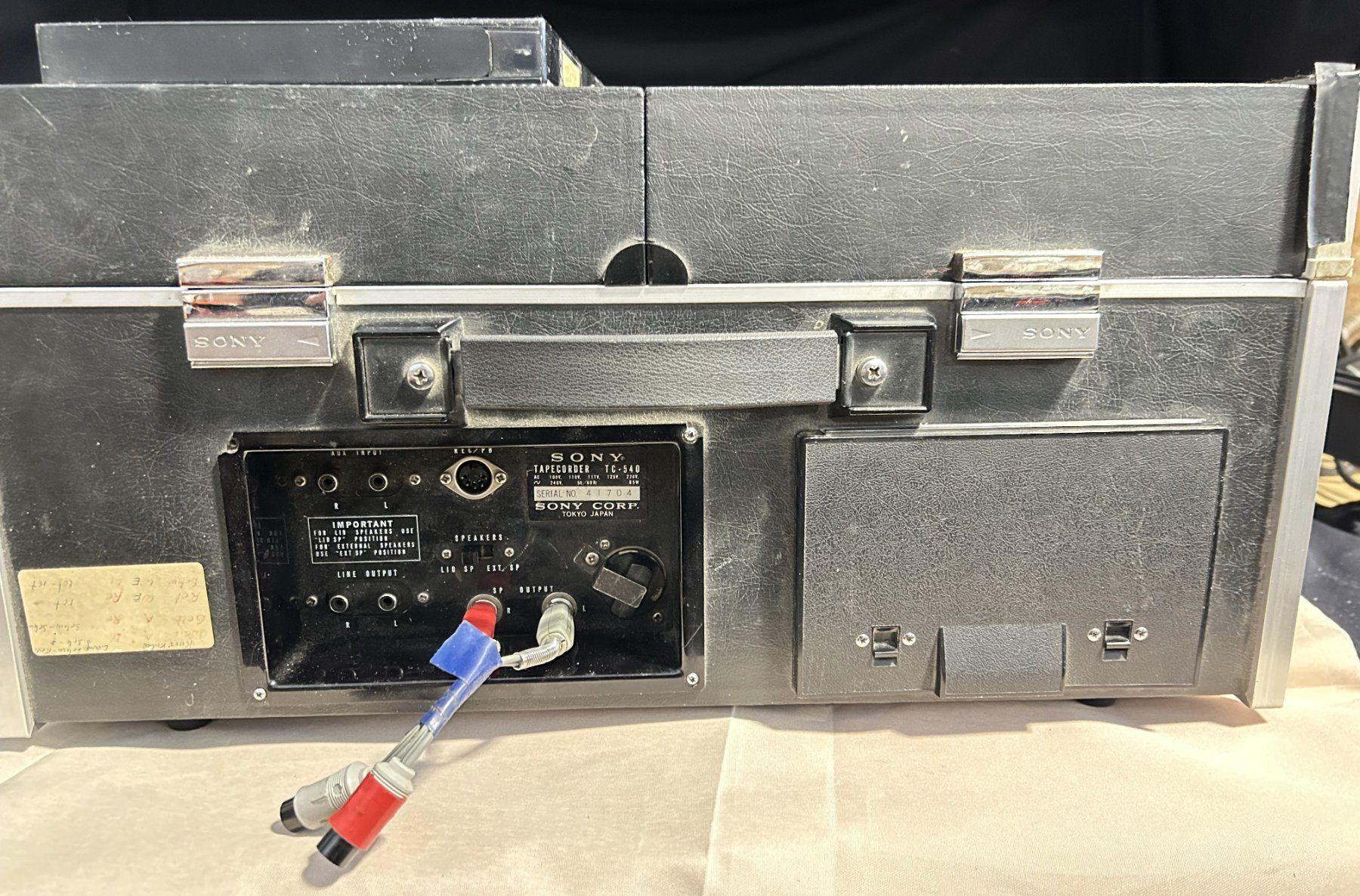 Sony Apparecchi a nastro: Titel: Sony TC-540 Solid State Stereo Tonbandgerät – Usato da Buchs SG venduto da LogistikBuchs 2