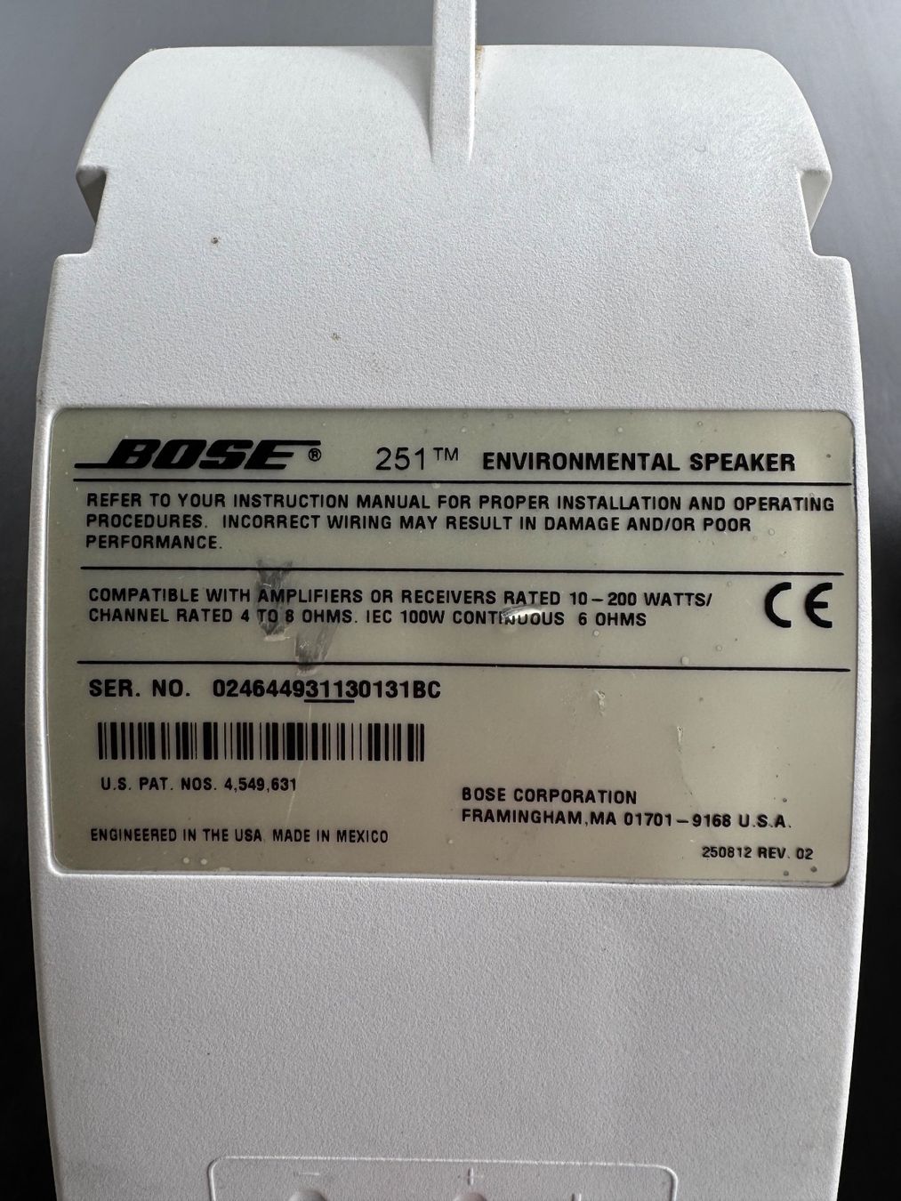 Bose Casse acustiche: Bose 251 Aussenlautsprecher 1 Paar – Usato da Wiler b.Utzenstorf venduto da Awidmer8 4