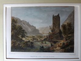 Lot 7 Lithos 5 Stück alt