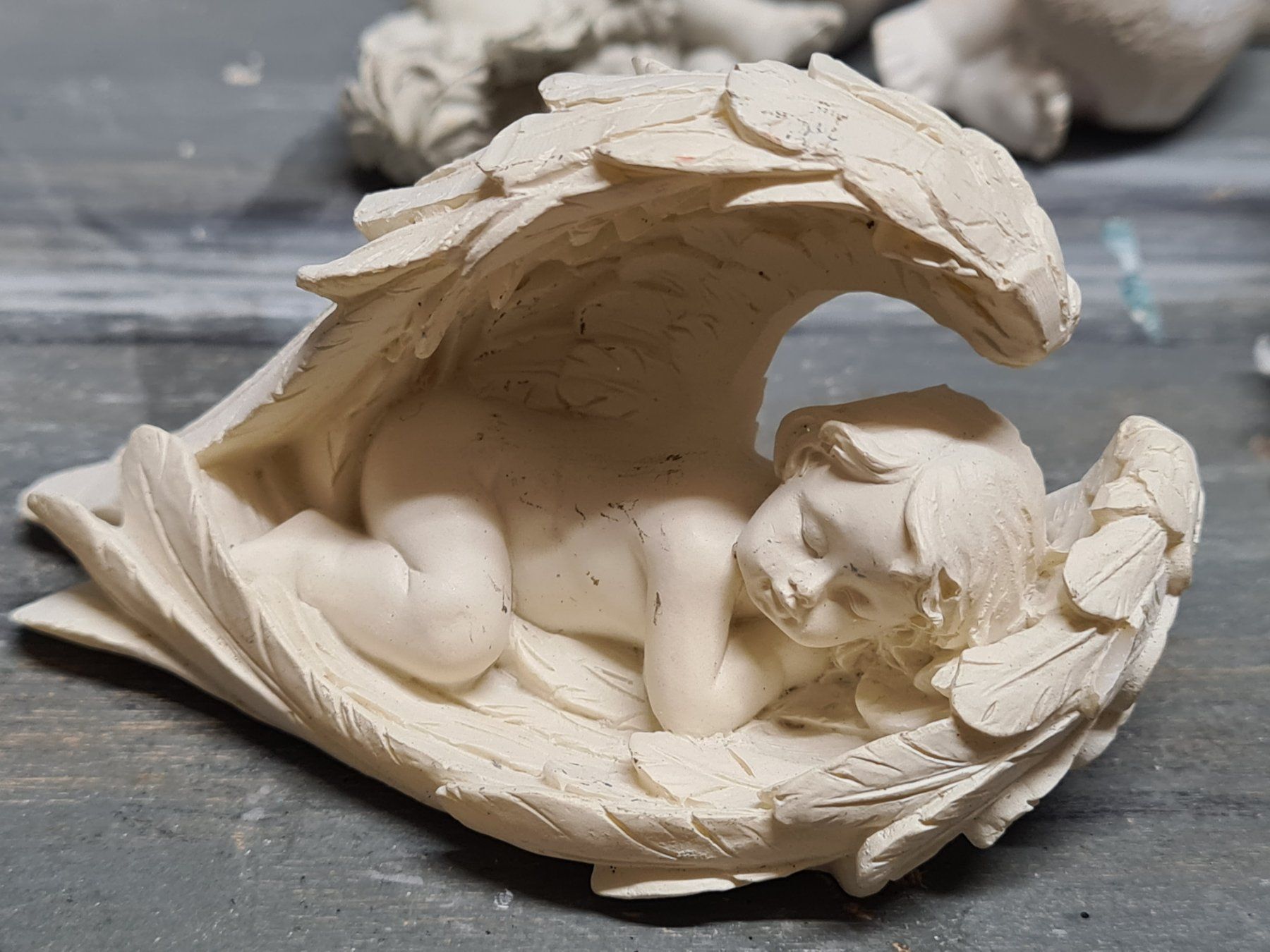 Statuette: Engelsfigur, ca. 9.5x6 cm – Usato da Amriswil venduto da kleindeko