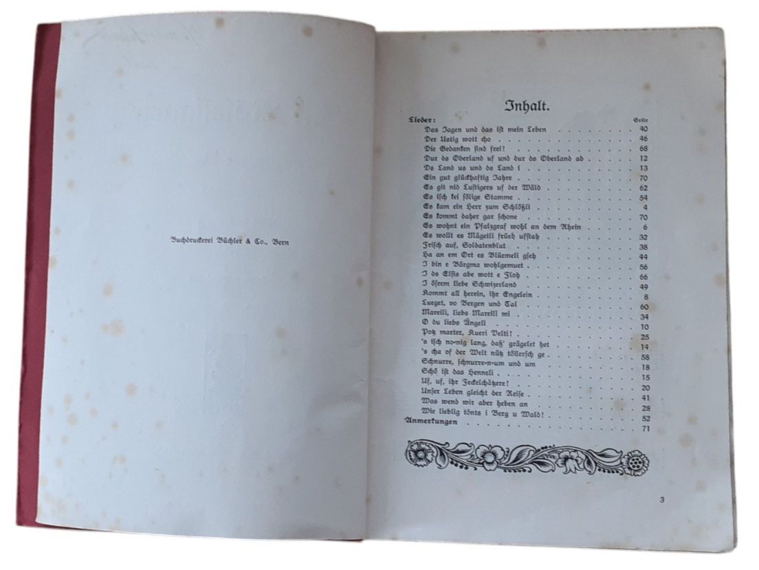 Libri: Im Röseligarte Volkslieder – Usato da Mörschwil venduto da aik_x8mc 2