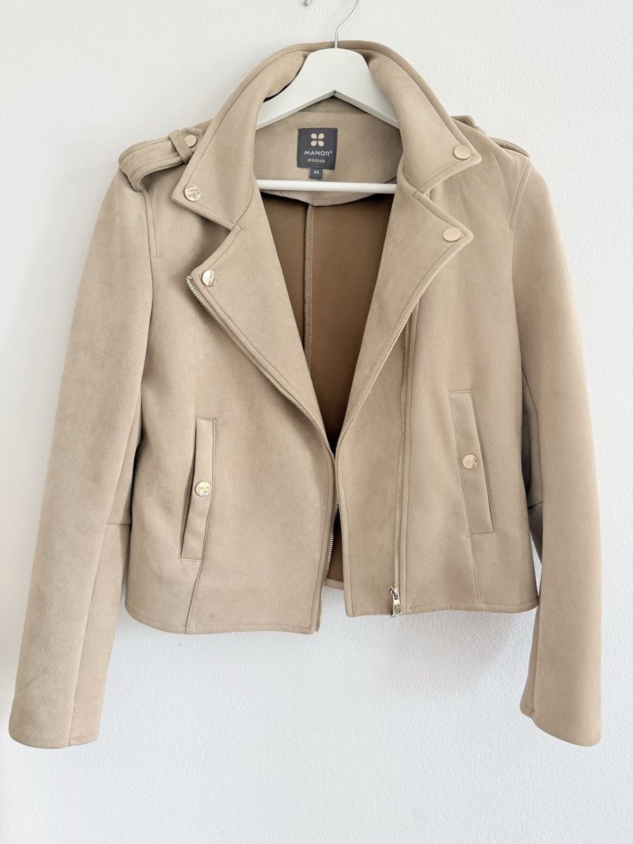Manor Giacche: Manor Bikerjacke Veloursoptik XS – Usato da Winterthur venduto da Query01
