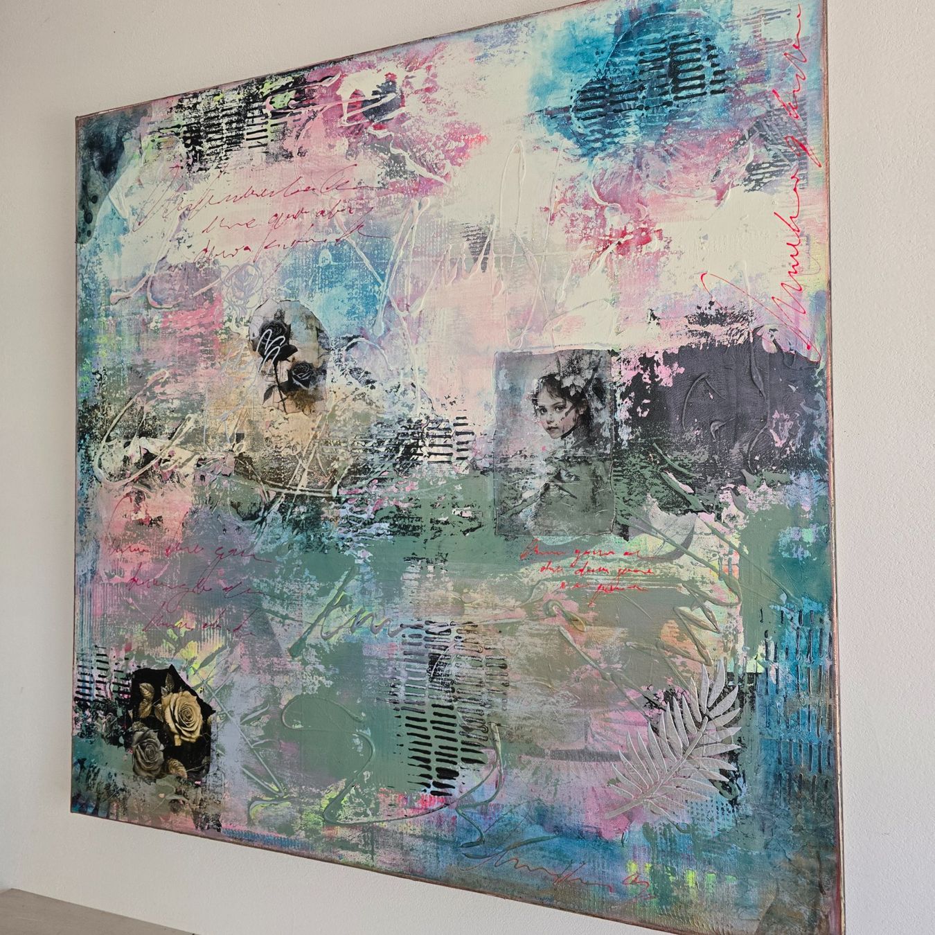 Tableaux: Acrylbild 'Bloom' • 100x100x5 • JasArt – Neuf (Voir description) à Wikon par Nephilim74 8