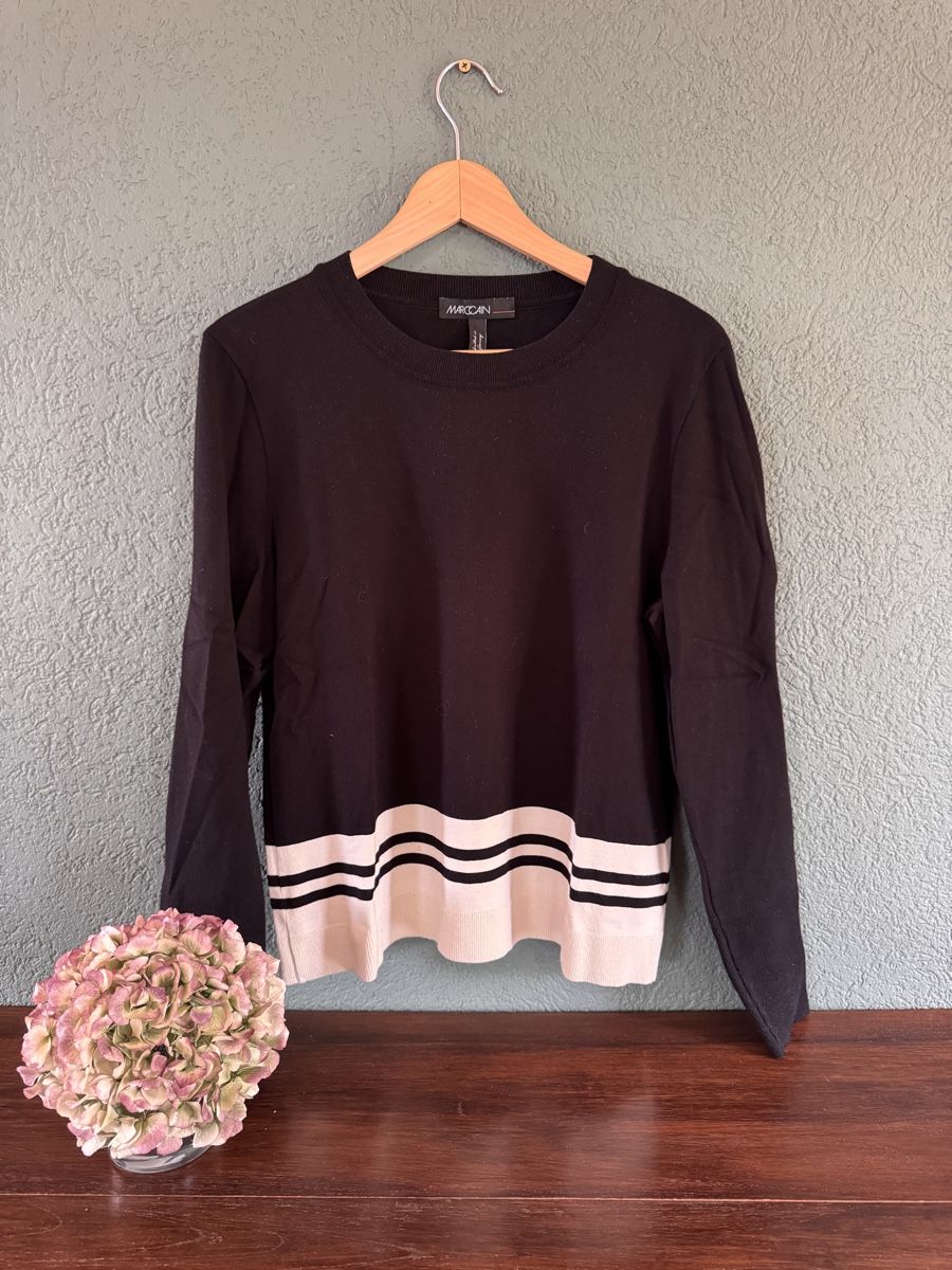 Marc Cain Maglioni & Felpe: MARC CAIN / Pull noir – Nuovo (secondo la descrizione) da St-Prex venduto da DealsByMom