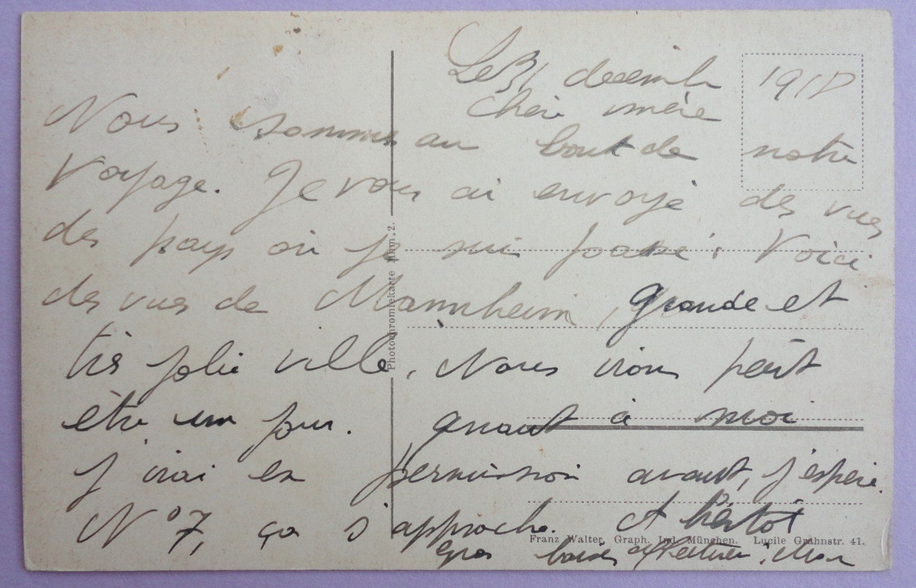 Cartoline postali: Mannheim - Der Rhein mit Ludwigshafen – Difettoso da Fétigny venduto da Billy2miny 1